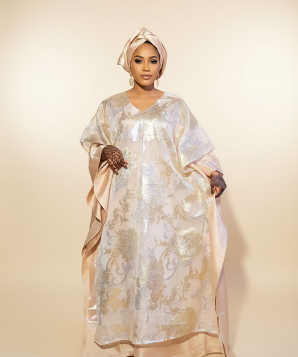 Boubou folasade brocart mikado - Gold