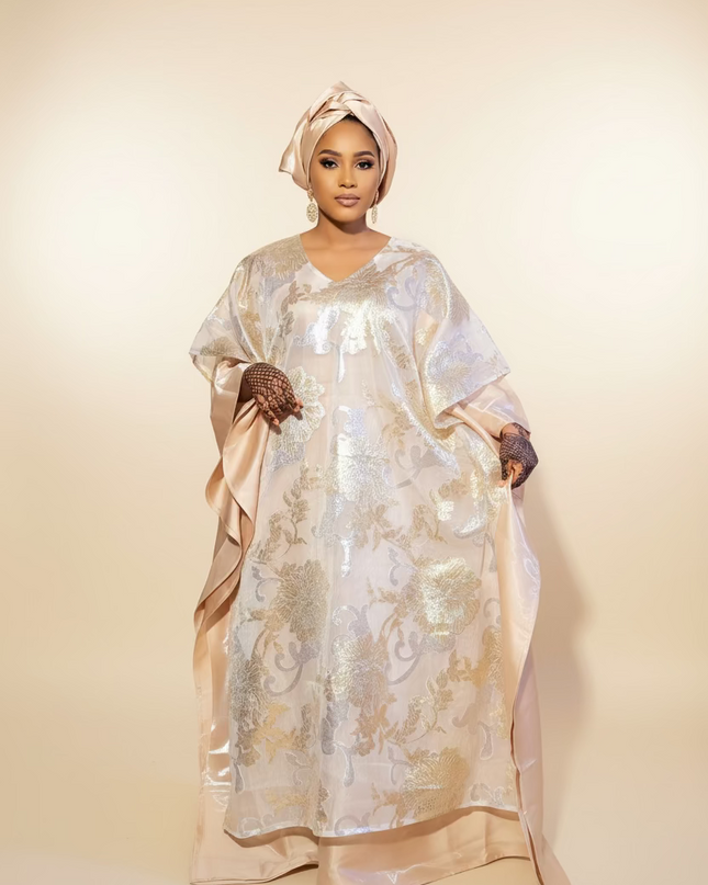 Boubou folasade brocart mikado - Gold