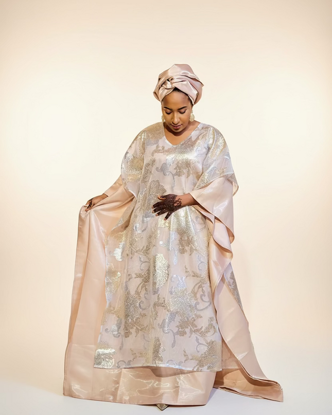 Boubou folasade brocart mikado - Gold