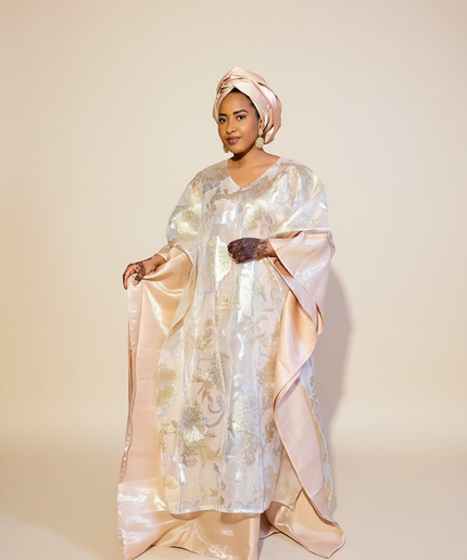 Boubou folasade brocart mikado - Gold
