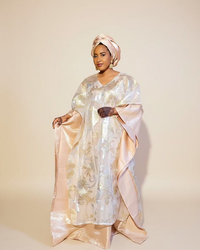 Boubou folasade brocart mikado - Gold