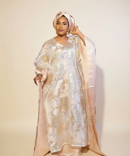Boubou folasade brocart mikado - Gold