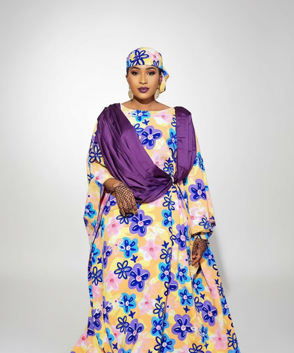 Robe crêpe flerie - Violet