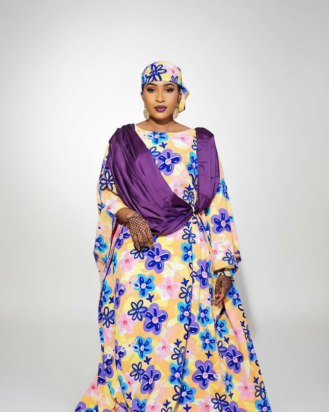 Robe crêpe flerie - Violet