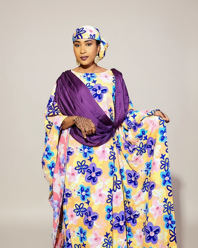 Robe crêpe flerie - Violet