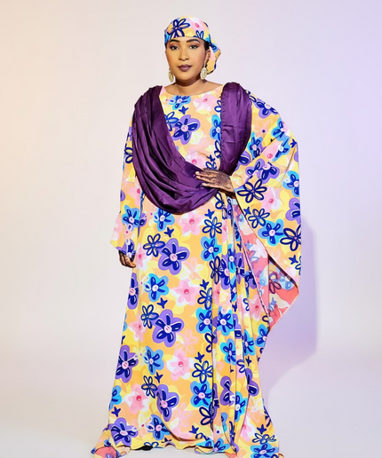 Robe crêpe flerie - Violet