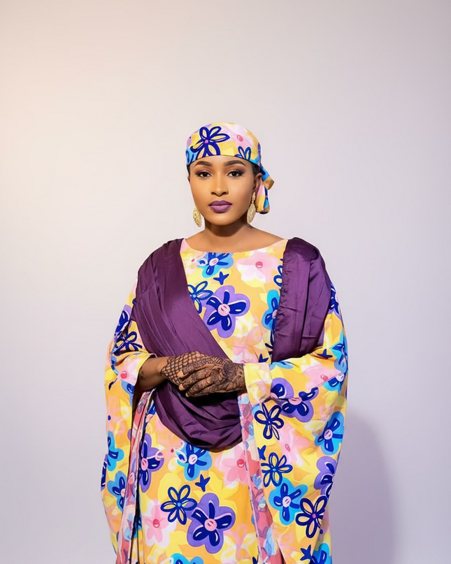 Robe crêpe flerie - Violet