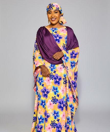 Robe crêpe flerie - Violet