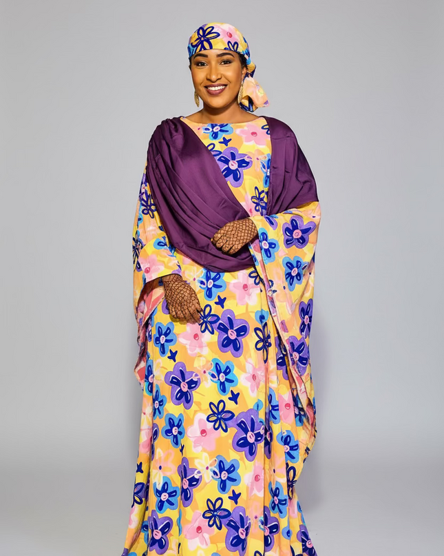 Robe crêpe flerie - Violet