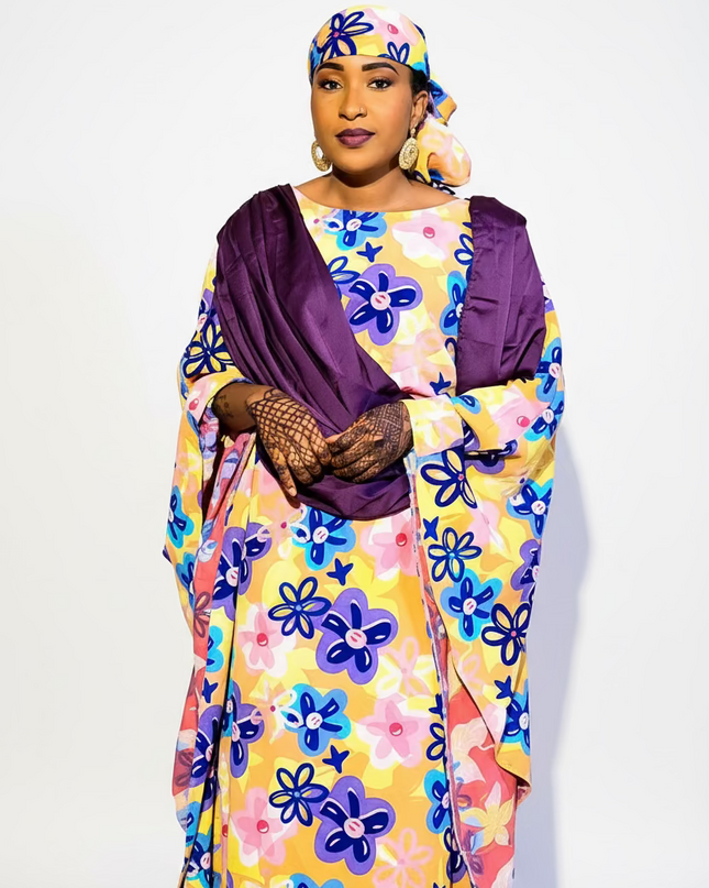 Robe crêpe flerie - Violet
