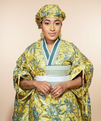 Boubou wax-oké abeni - Gold