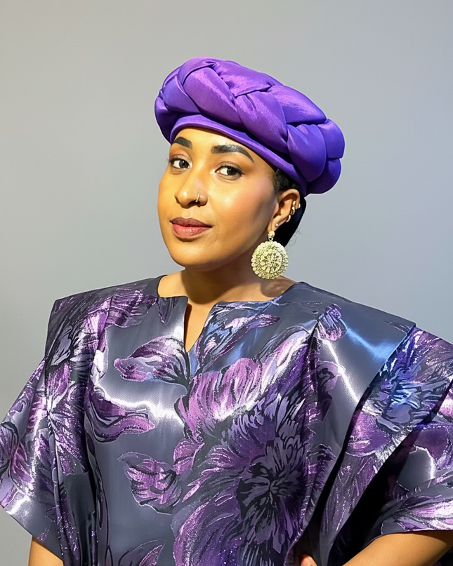 Turban torsadé - Violet