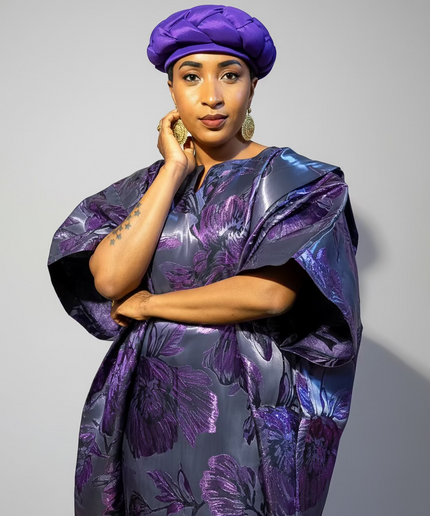 Turban torsadé - Violet