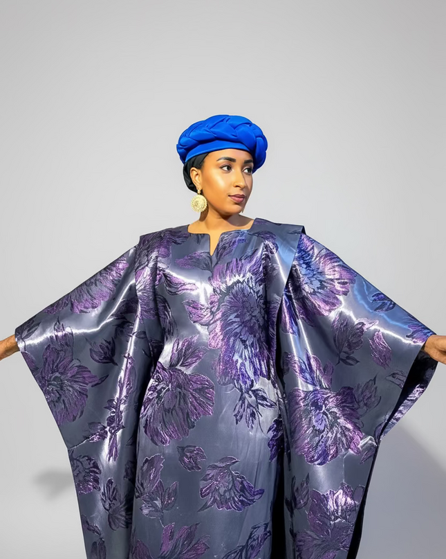 Turban torsadé - Bleu roi