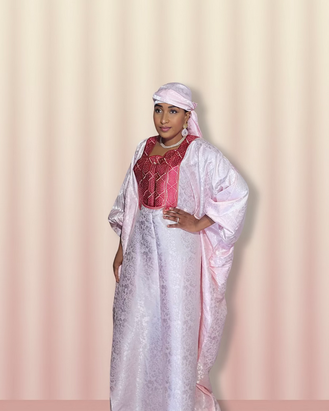 Boubou adesewa - Fuchsia