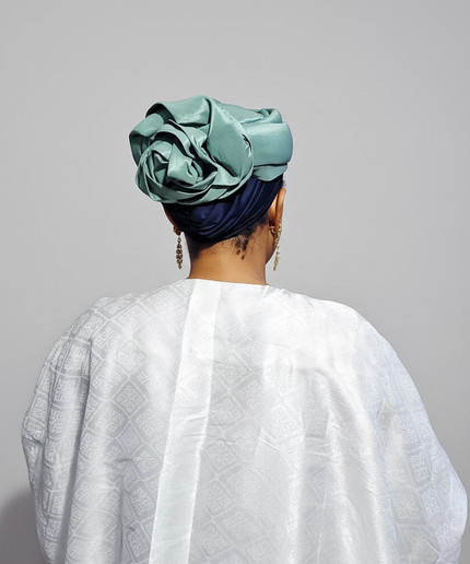 Turban torsadé - vert menthe