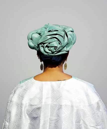 Turban torsadé - vert menthe