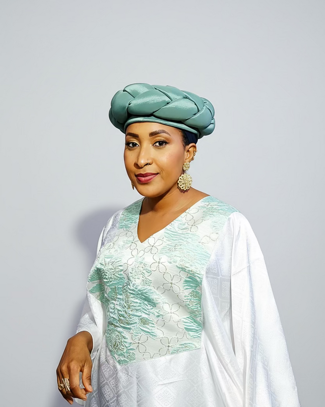 Turban torsadé - vert menthe