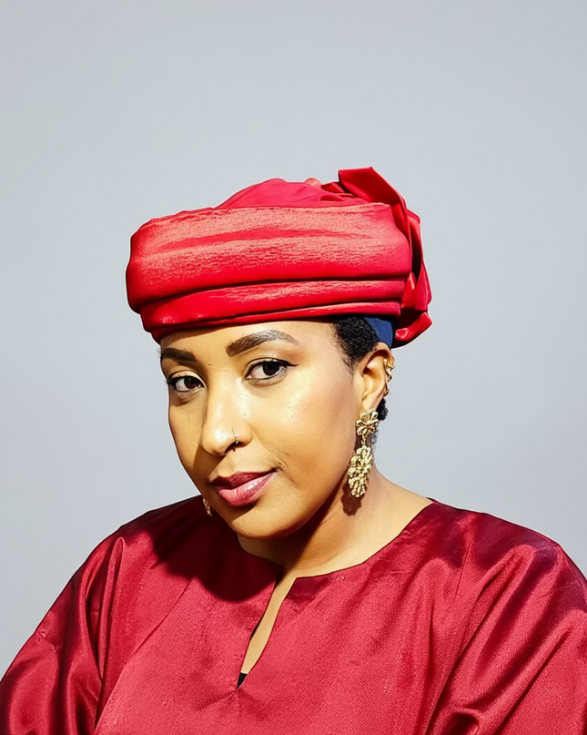 Turban plié - Rouge