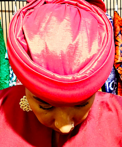 Turban plié - Rouge