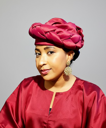 Turban torsadé - Rouge