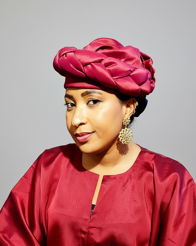 Turban torsadé - Rouge