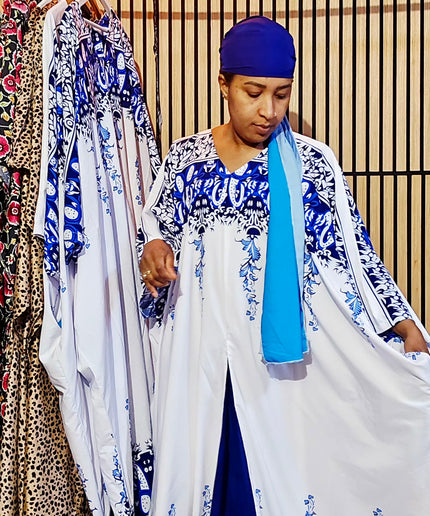 Classy boubou  - Bleu