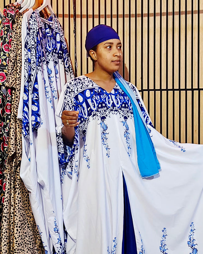 Classy boubou  - Bleu