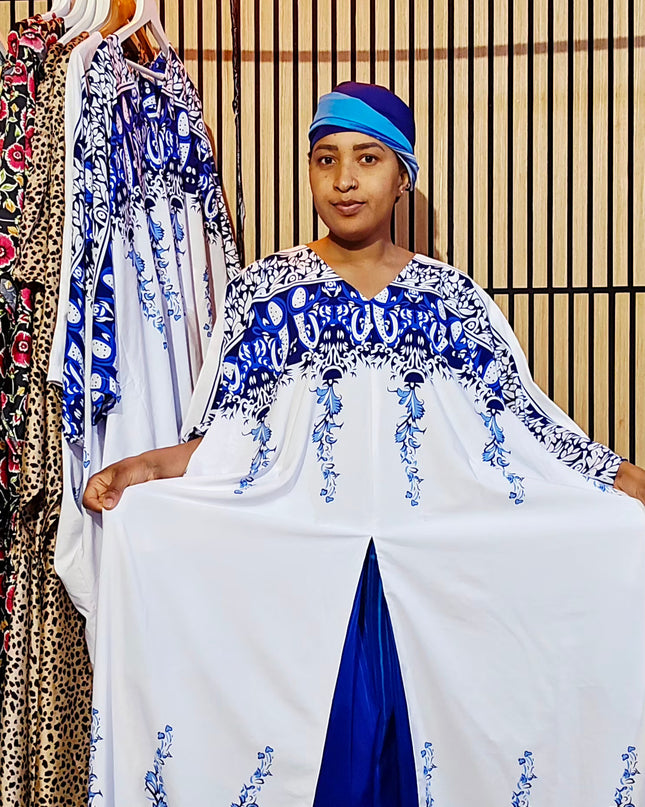 Classy boubou  - Bleu