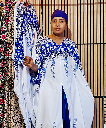 Classy boubou  - Bleu