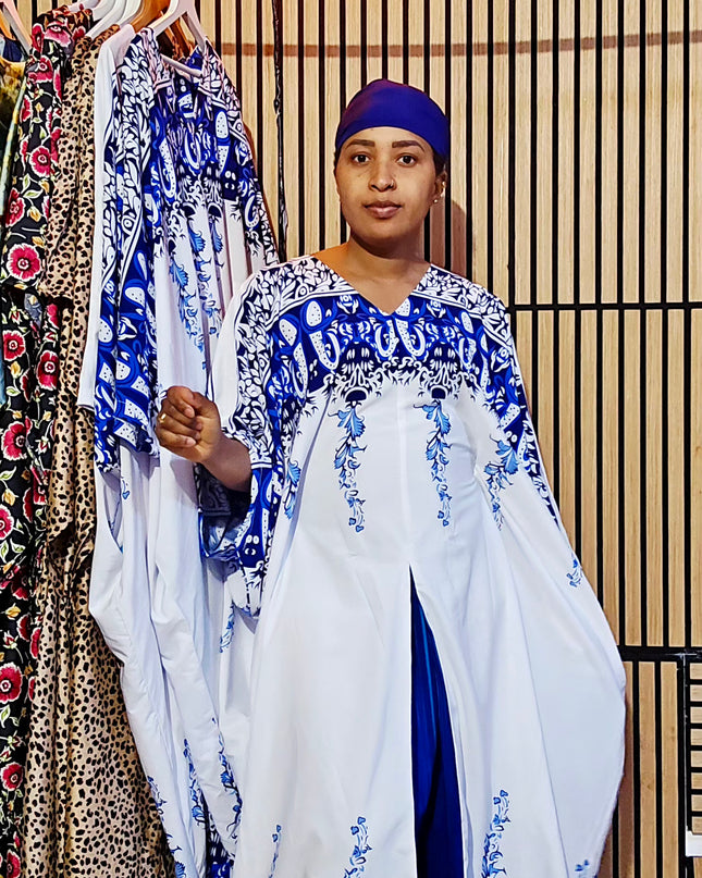Classy boubou  - Bleu