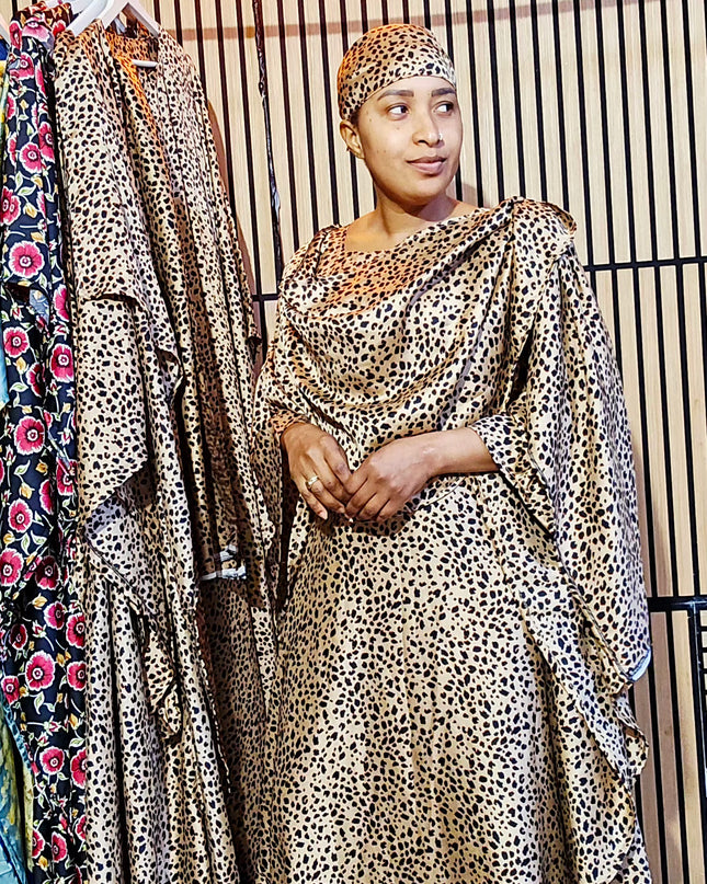 Classy boubou  - Léopard
