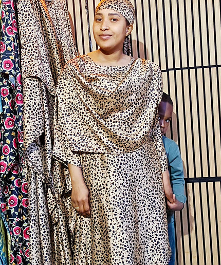 Classy boubou  - Léopard