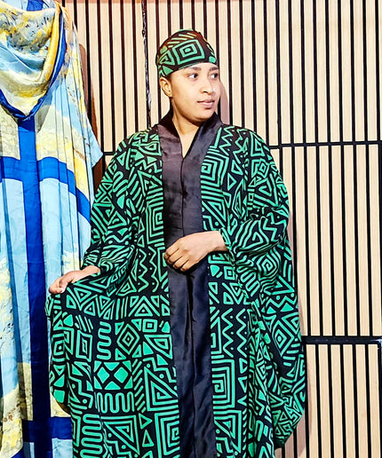 Classy boubou  - vert noir