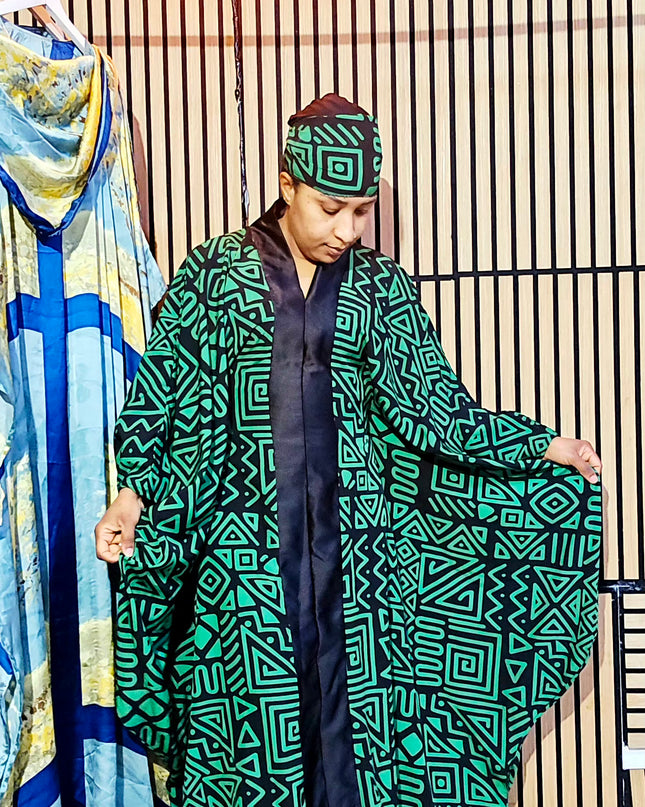 Classy boubou  - vert noir