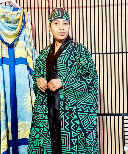 Classy boubou  - vert noir