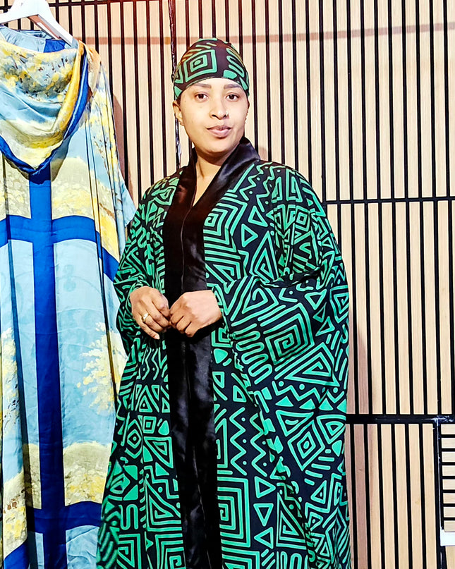 Classy boubou  - vert noir