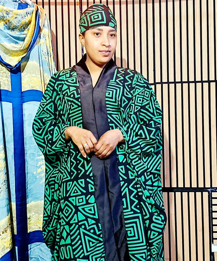 Classy boubou  - vert noir