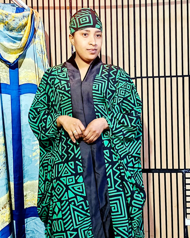 Classy boubou  - vert noir