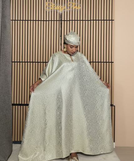 Robe cynthy festive - Champagne