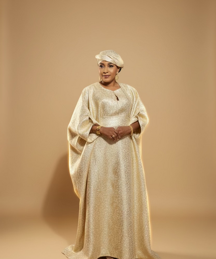 Robe cynthy festive - Champagne