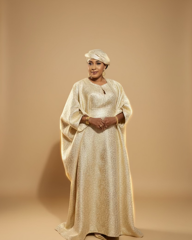 Robe cynthy festive - Champagne