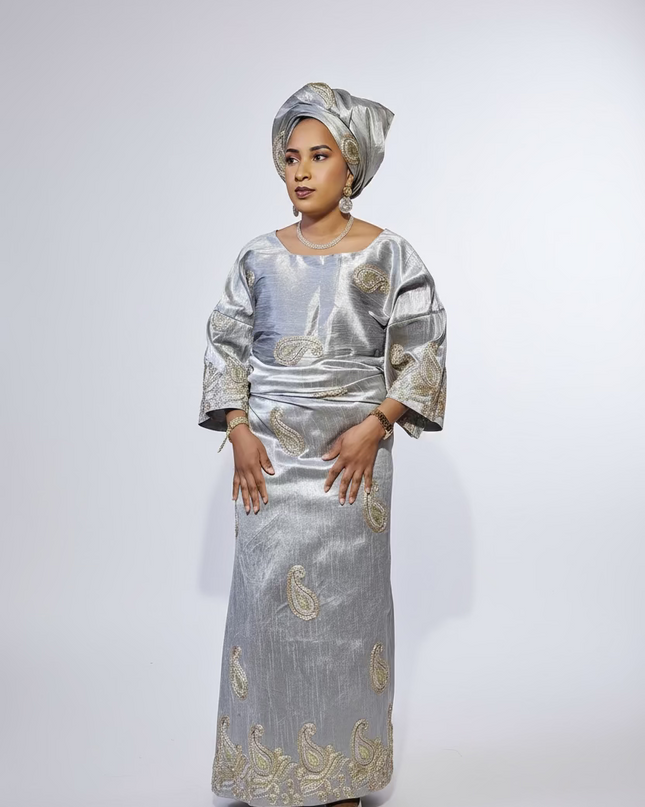Complet iro & buba  - Gris
