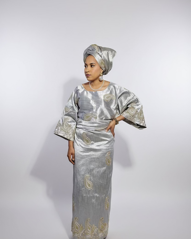 Complet iro & buba  - Gris