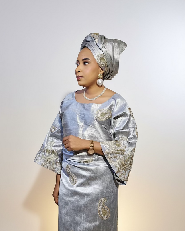 Complet iro & buba  - Gris