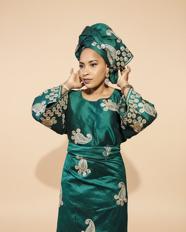 Complet iro & buba  - Vert