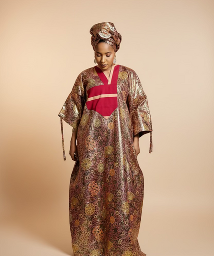Boubou waxoké - Rouge
