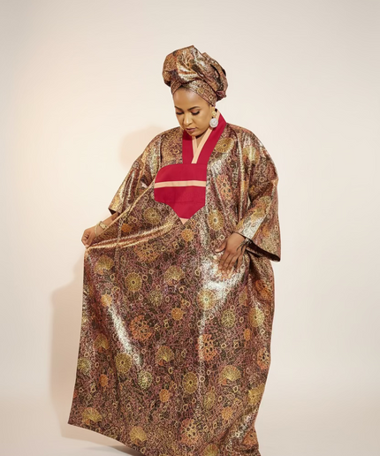 Boubou waxoké - Rouge