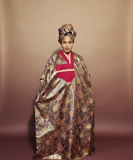 Boubou waxoké - Rouge