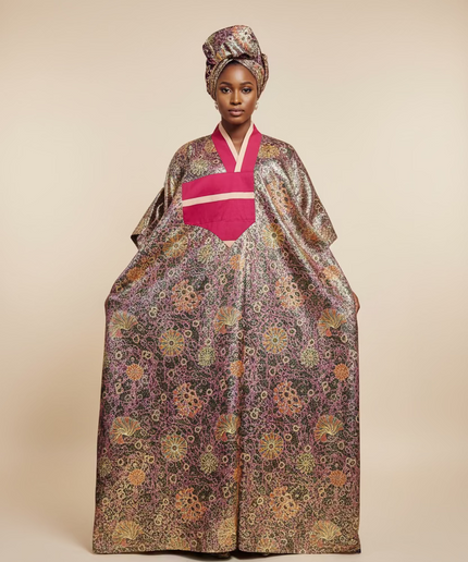 Boubou waxoké - Rouge